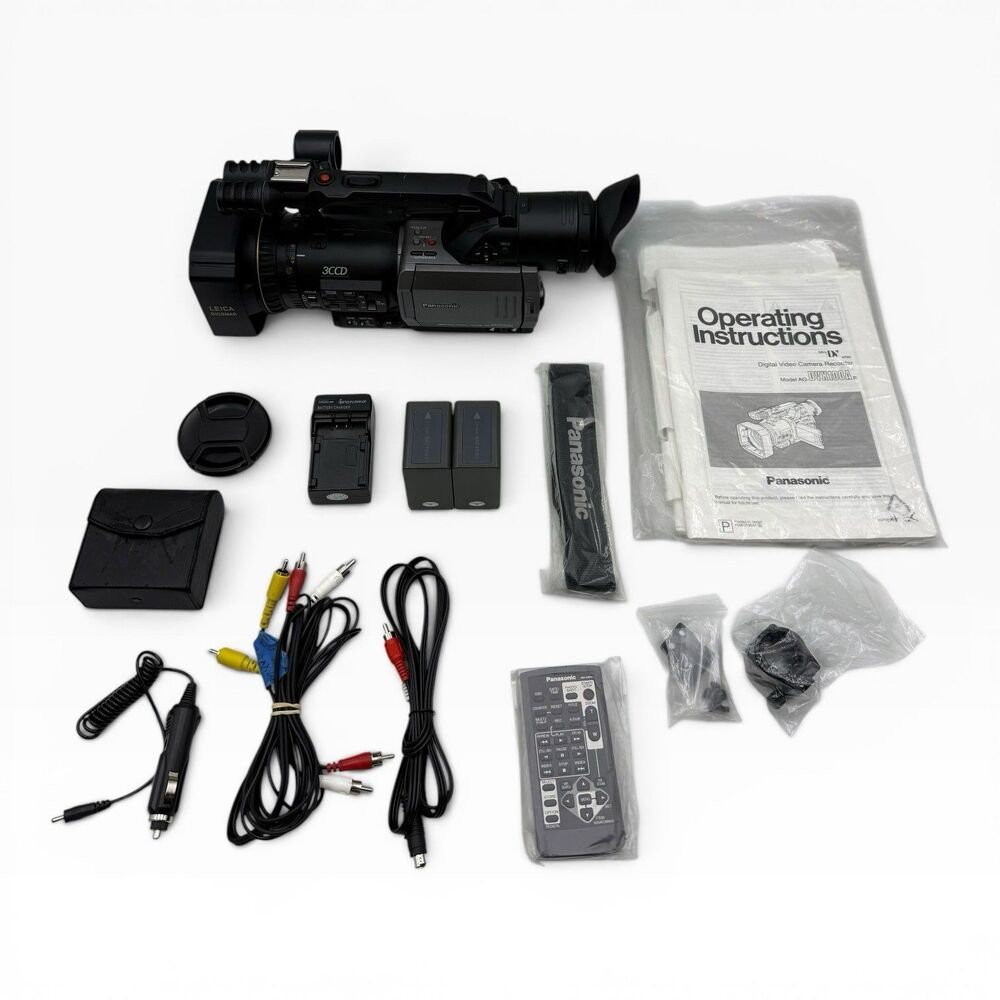 Panasonic AG-DVX100AP MiniDV 3CCD 24p Pro Video Camera - Tested - 182 Hrs.